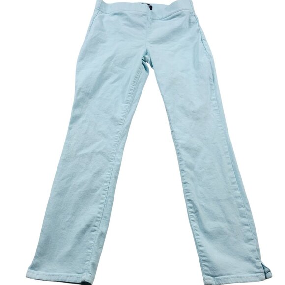 NYDJ Denim - NYDJ Jeans Women's 4 Pull On Blue Turquoise Denim Legging Jeans Stretch